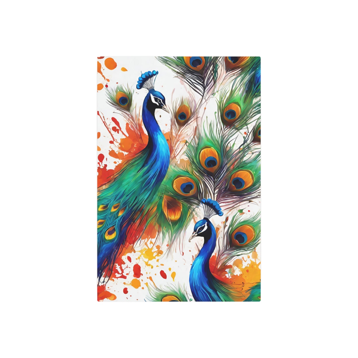 Colorful Dove Metal Wall Art Decor. Mounting tools included. Interior Design. Versatile Home Decor.