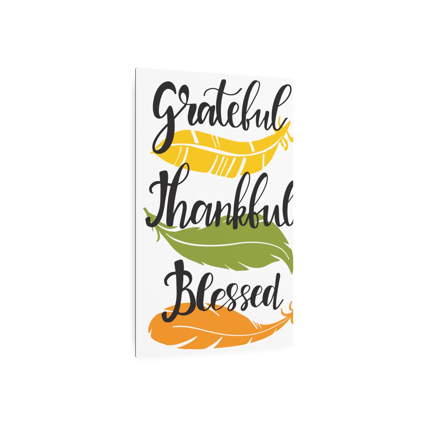 Grateful, Thankful and Blessed. Metal wall Art versatile and unique home decor