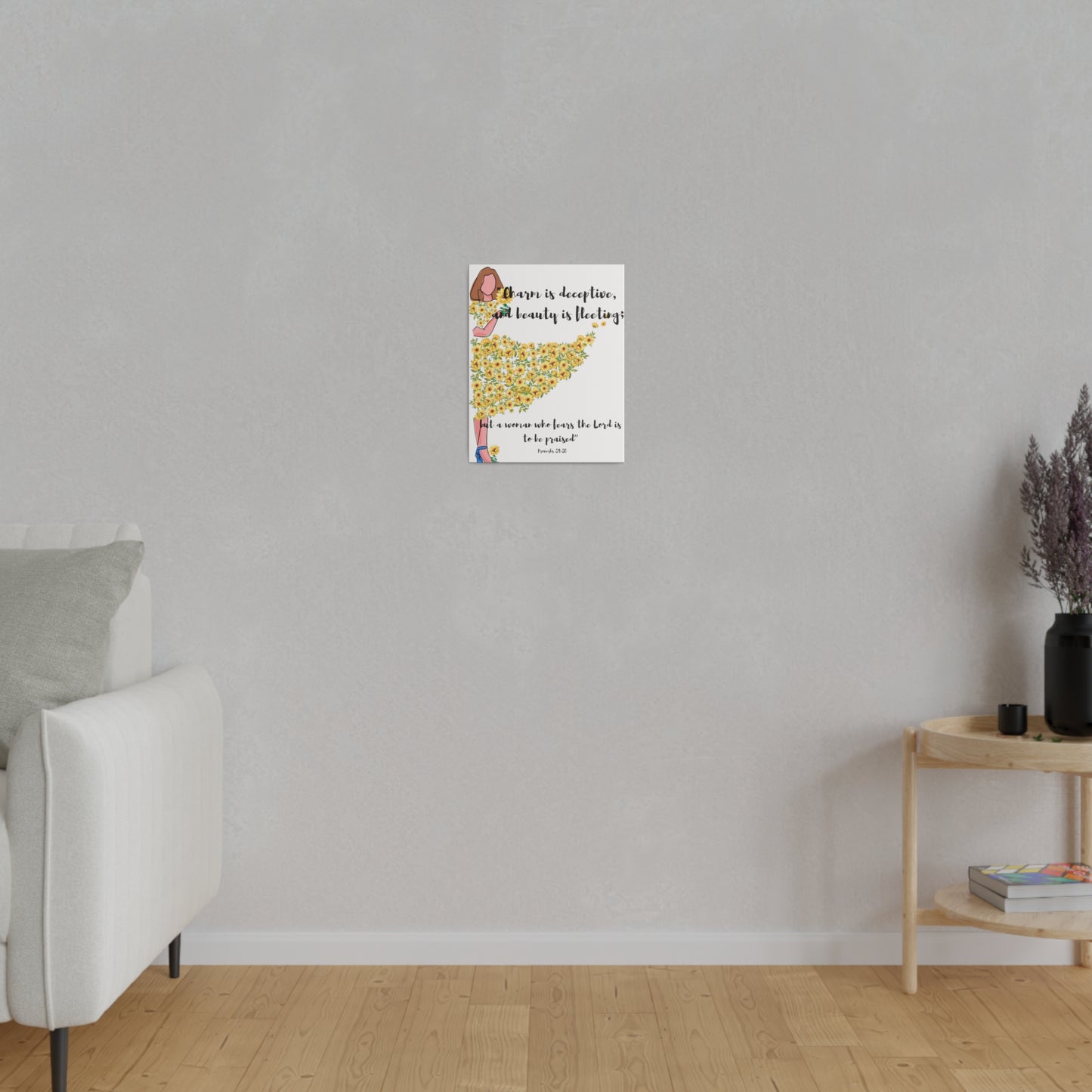 The Virtuous Women, Canvas Wall Art, Stretched, Inspirational Wall Art