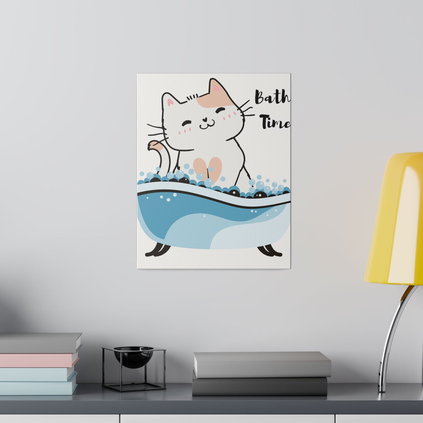 Animal Wall Art, Bathroom Wall Art, Matte Canvas, Stretched, 0.75"