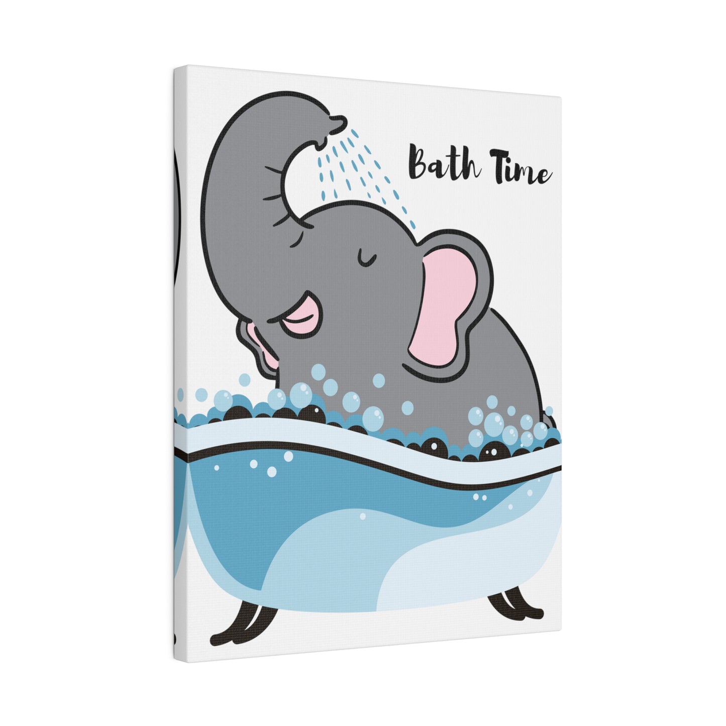 Animal Wall Art, Bathroom Wall Art, Matte Canvas, Stretched, 0.75"