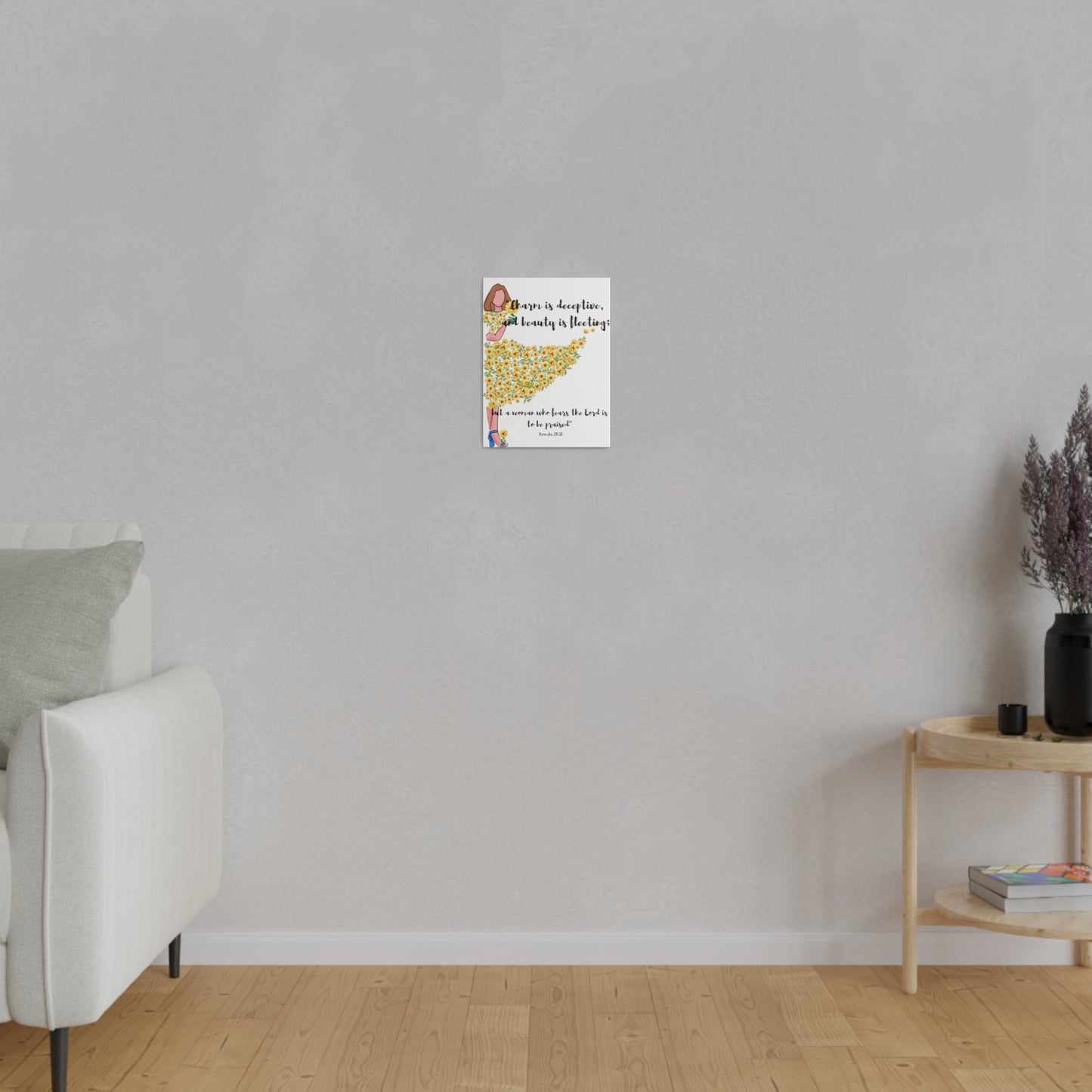 The Virtuous Women, Canvas Wall Art, Stretched, Inspirational Wall Art
