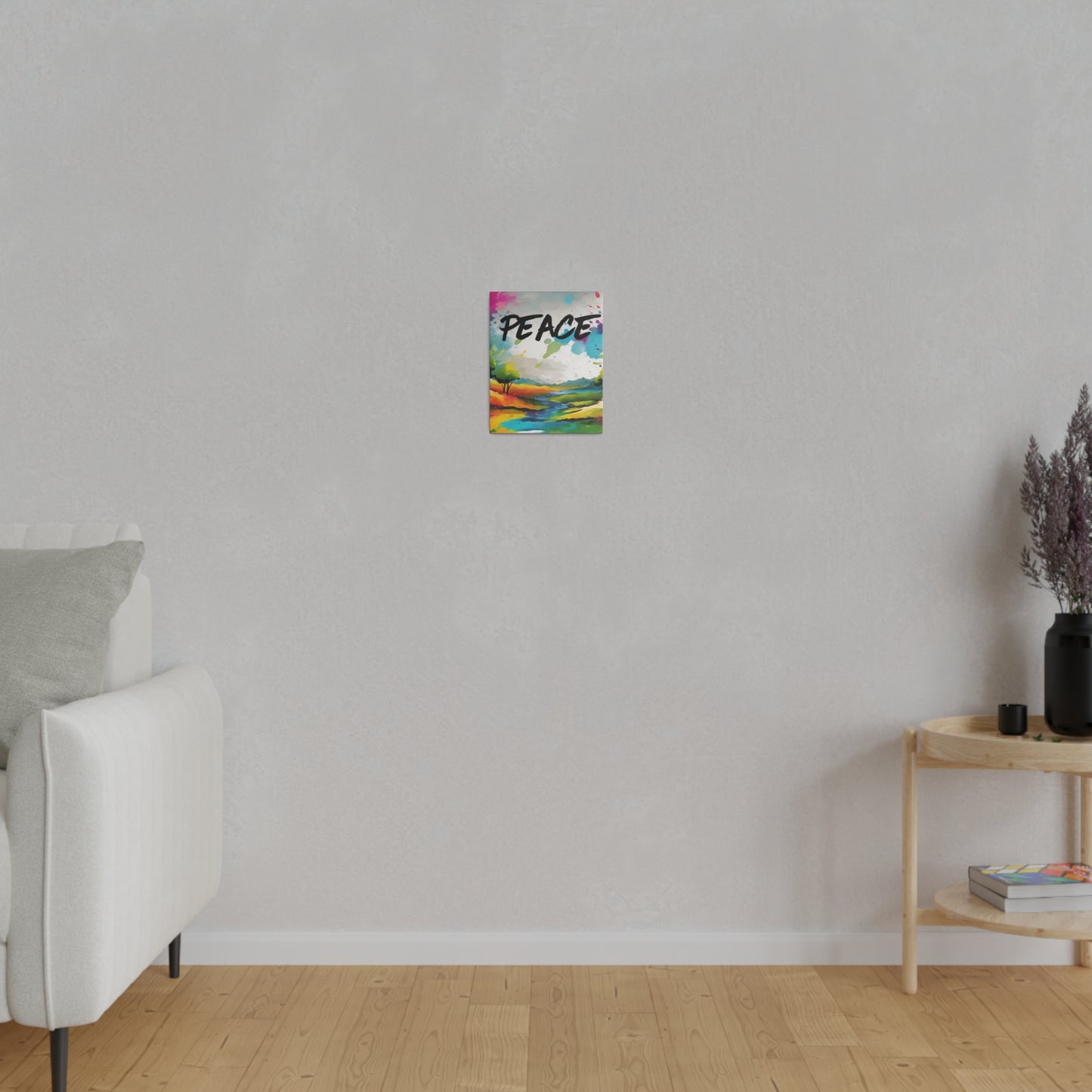PEACE Lanscape Canvas Wall Art Home Decor, Interior design, Stretched 0.75"