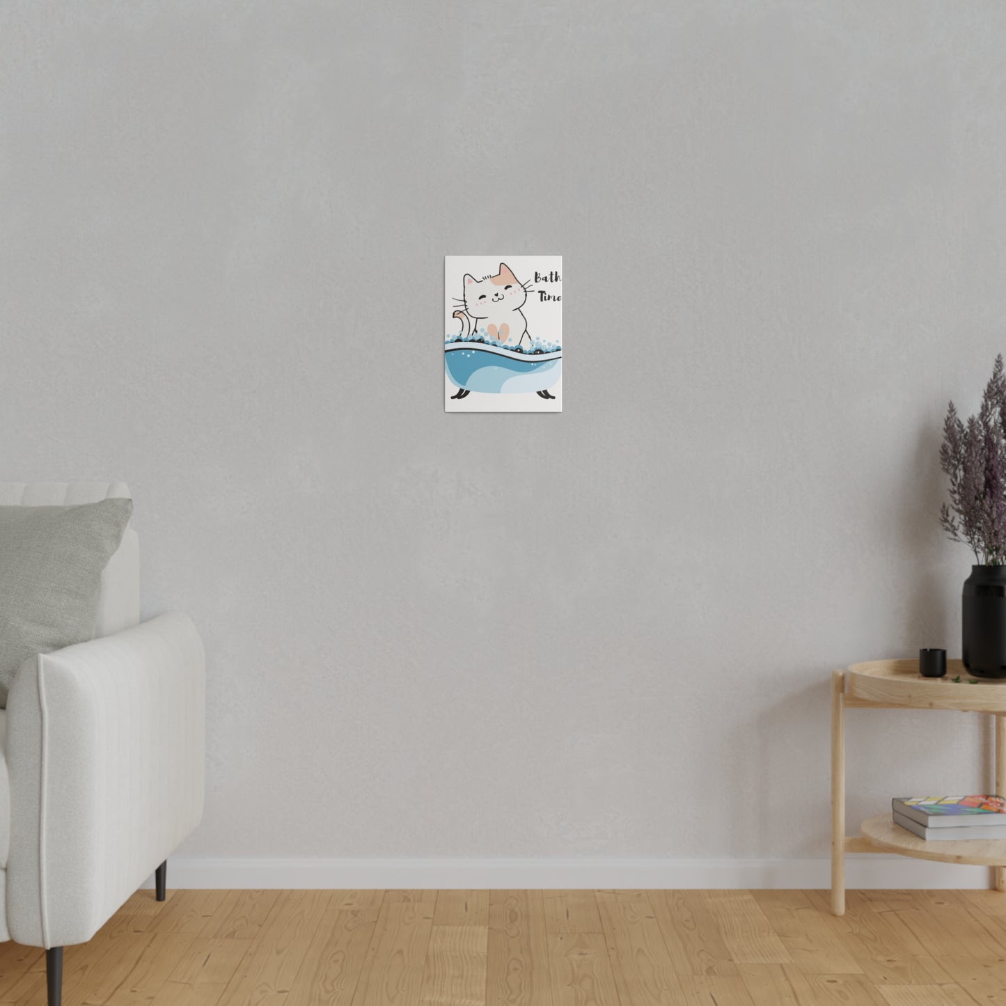Animal Wall Art, Bathroom Wall Art, Matte Canvas, Stretched, 0.75"