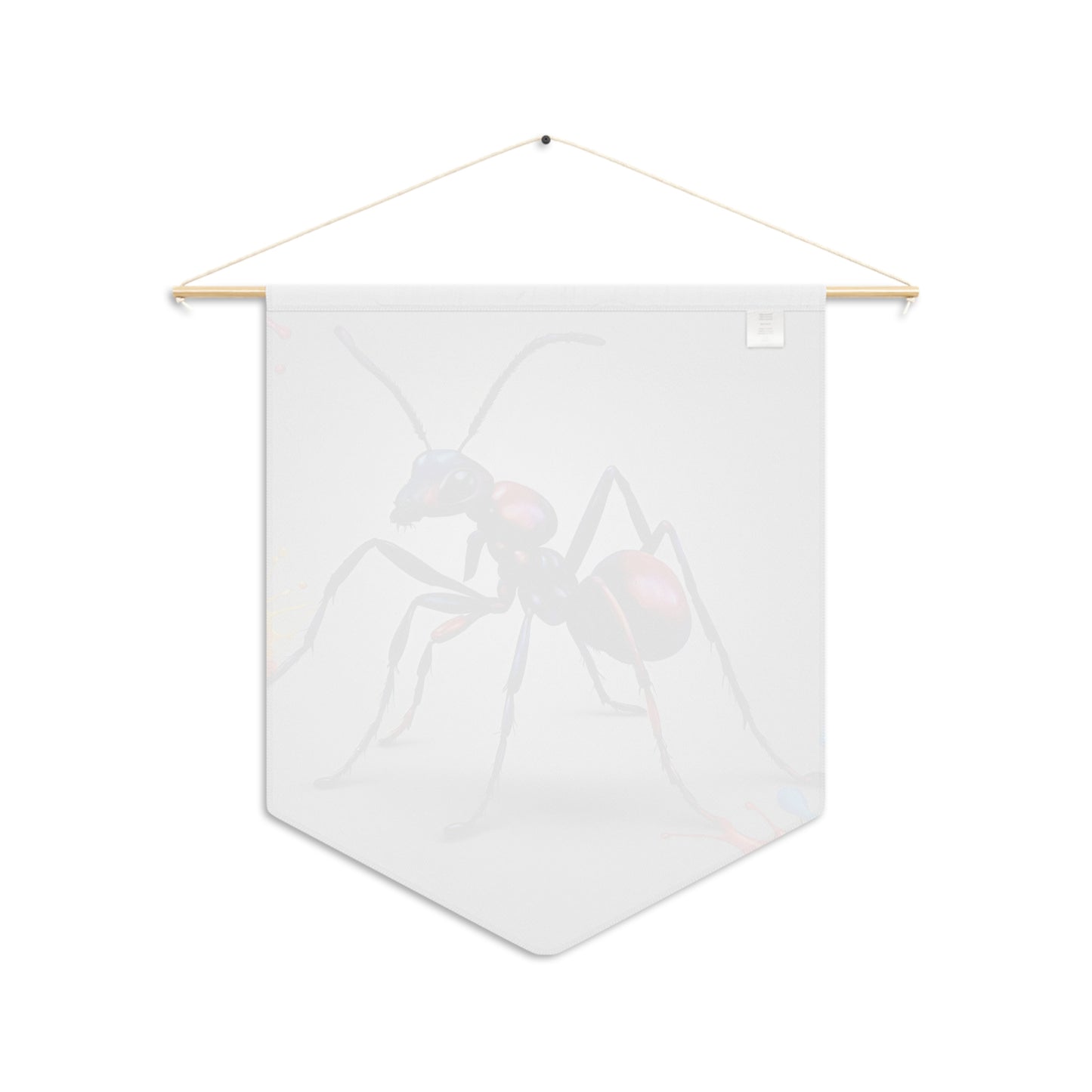 Colorful Ant Pennant wall art for home decor