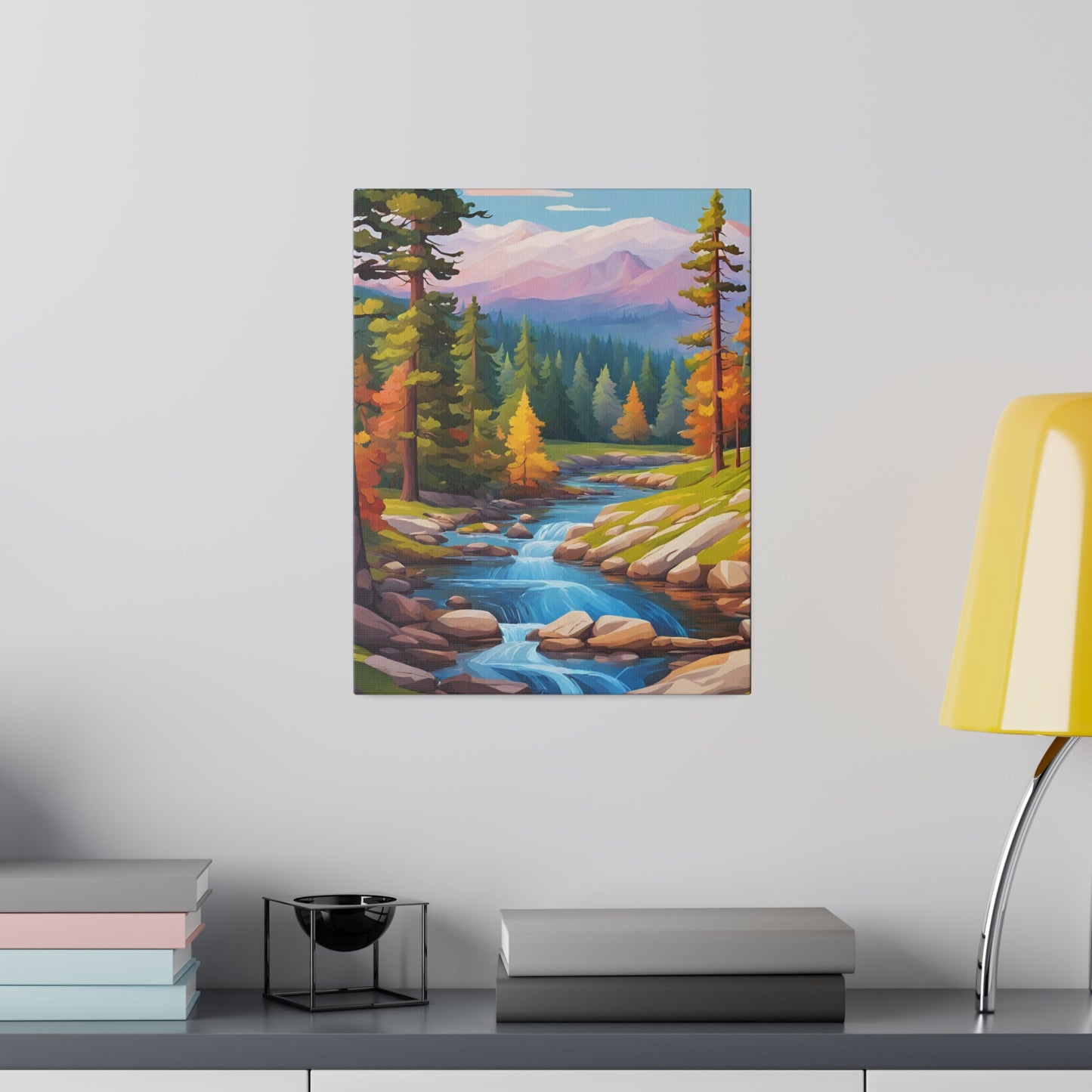 Landscape Botanical Wall Art, Stretched Canvas Print 0.75"