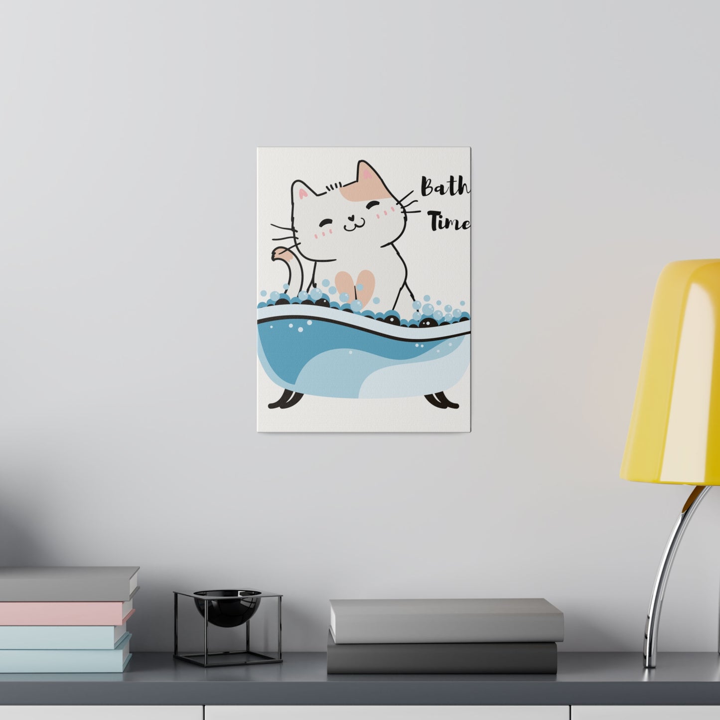 Animal Wall Art, Bathroom Wall Art, Matte Canvas, Stretched, 0.75"
