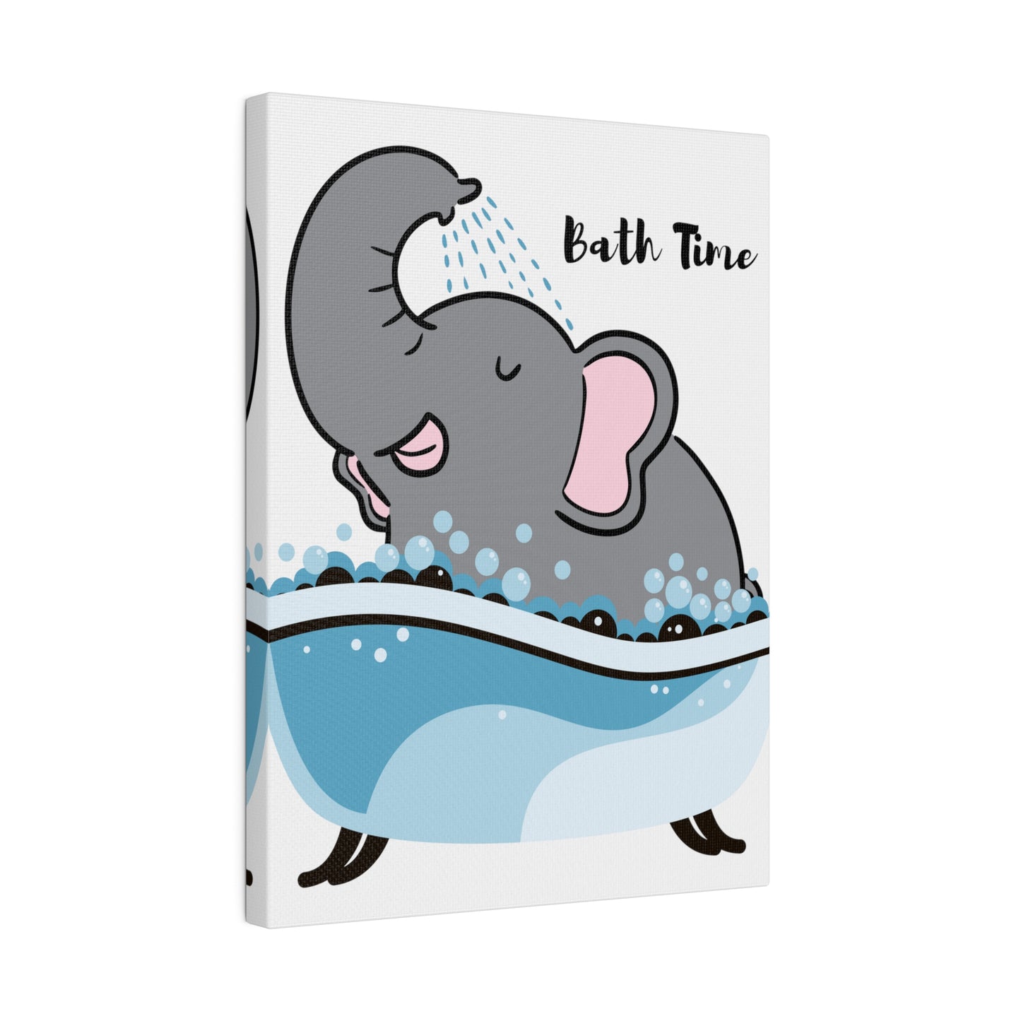 Animal Wall Art, Bathroom Wall Art, Matte Canvas, Stretched, 0.75"
