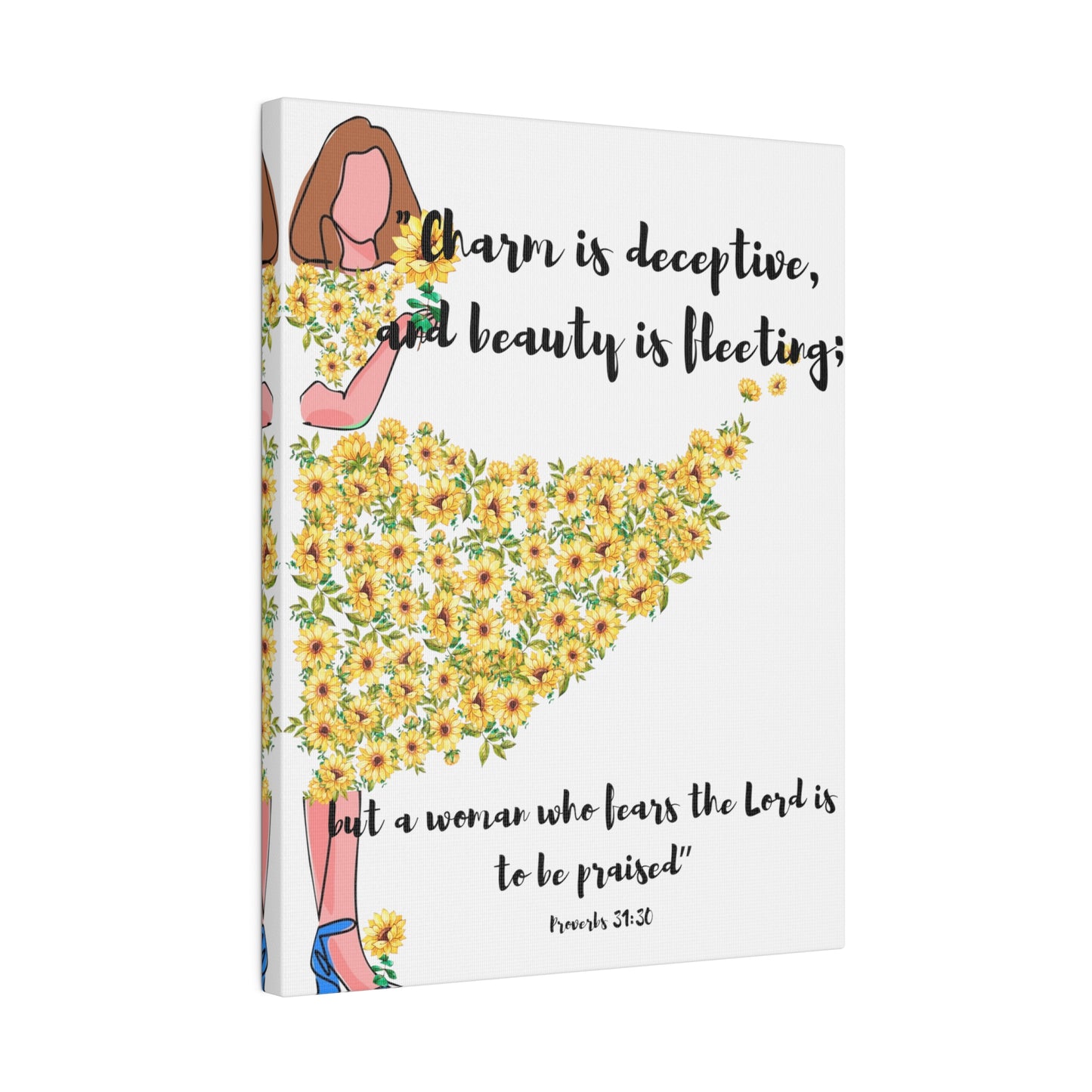 The Virtuous Women, Canvas Wall Art, Stretched, Inspirational Wall Art