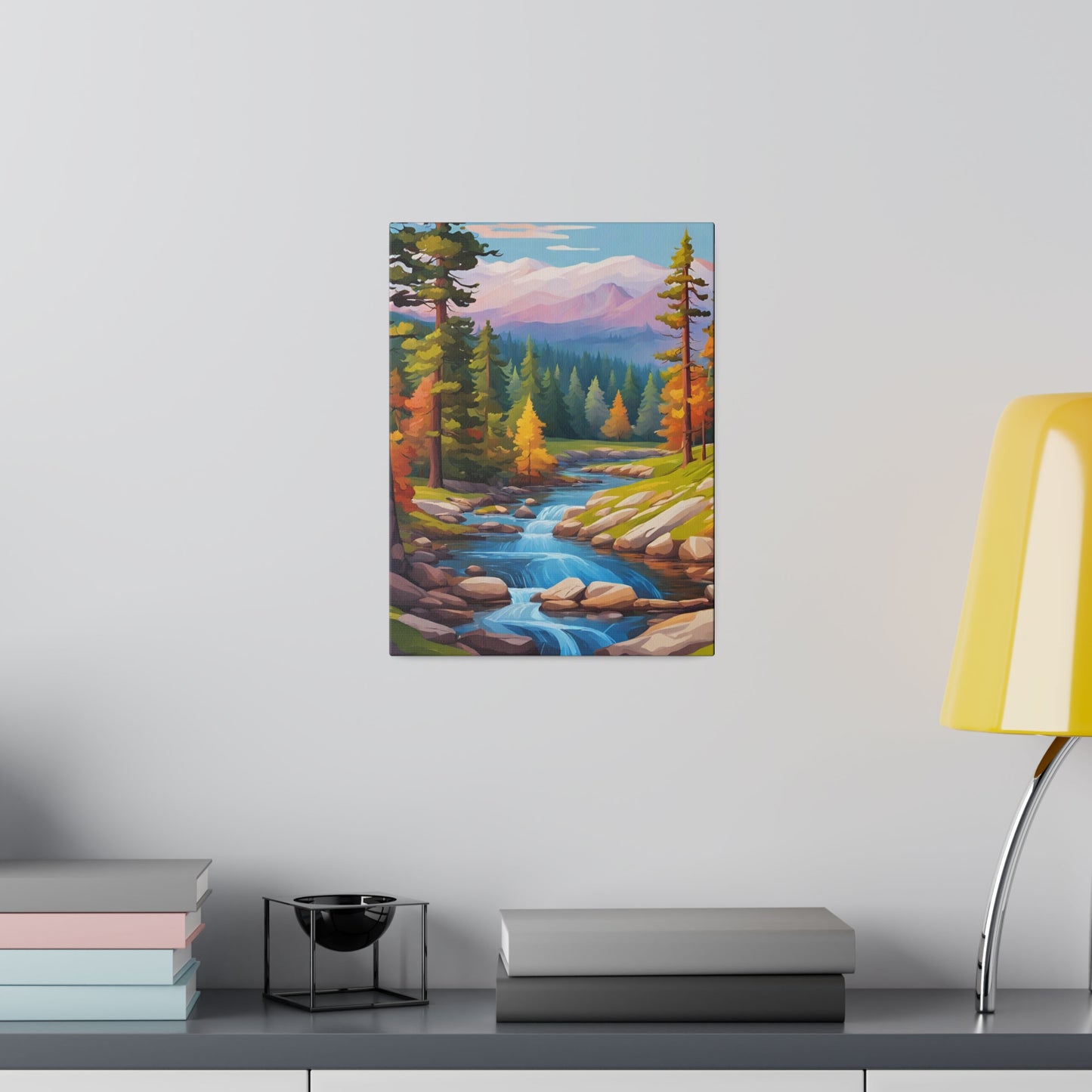 Landscape Botanical Wall Art, Stretched Canvas Print 0.75"