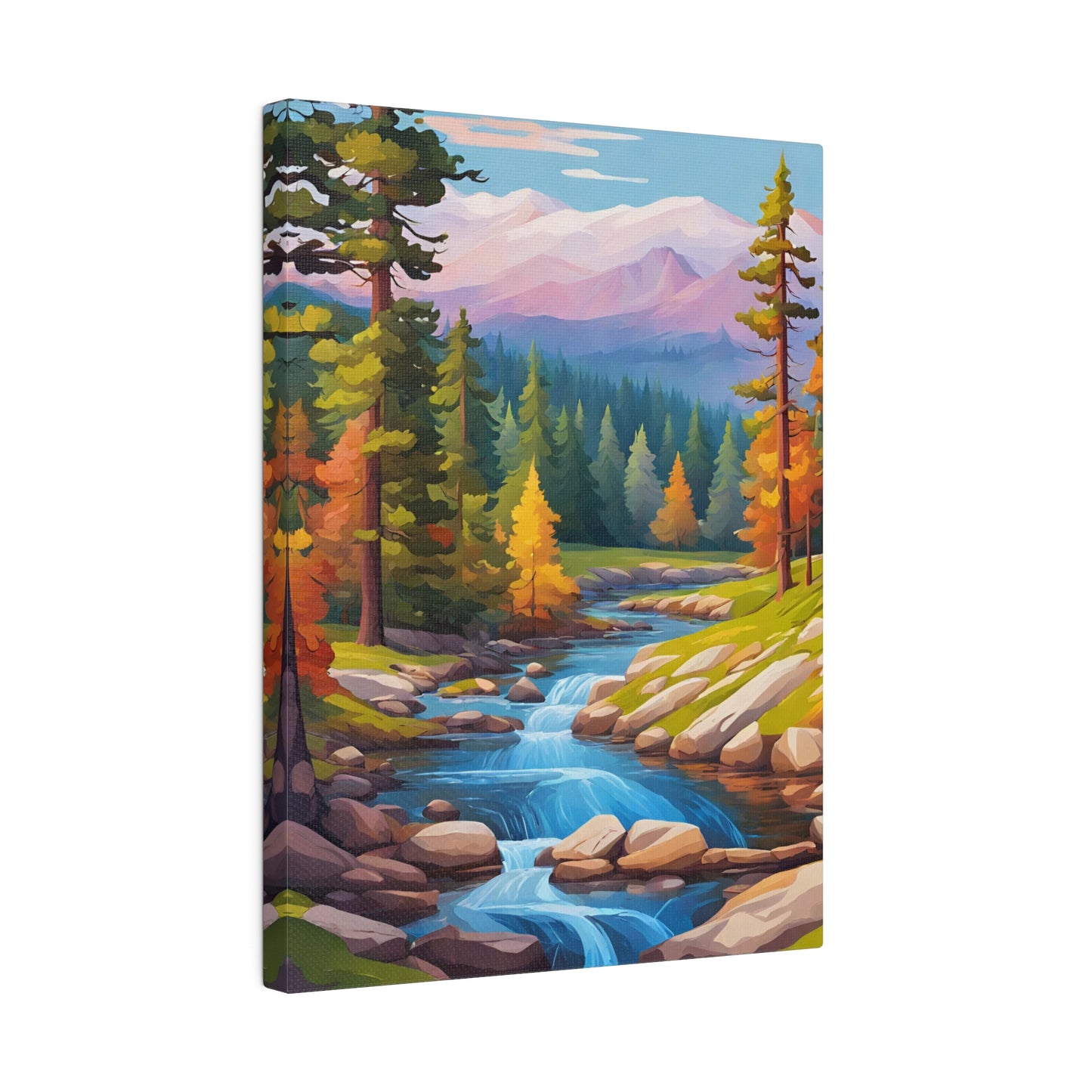 Landscape Botanical Wall Art, Stretched Canvas Print 0.75"