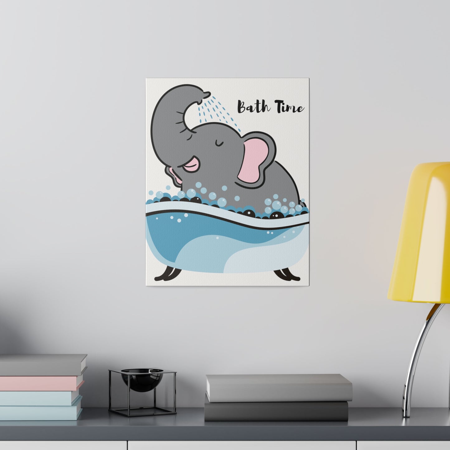 Animal Wall Art, Bathroom Wall Art, Matte Canvas, Stretched, 0.75"