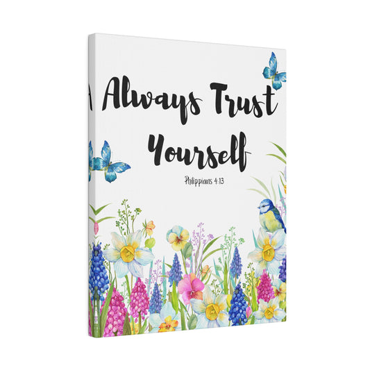 Inspirational Wildflowers Floral Botanical Wall Art, Canvas Wall Art