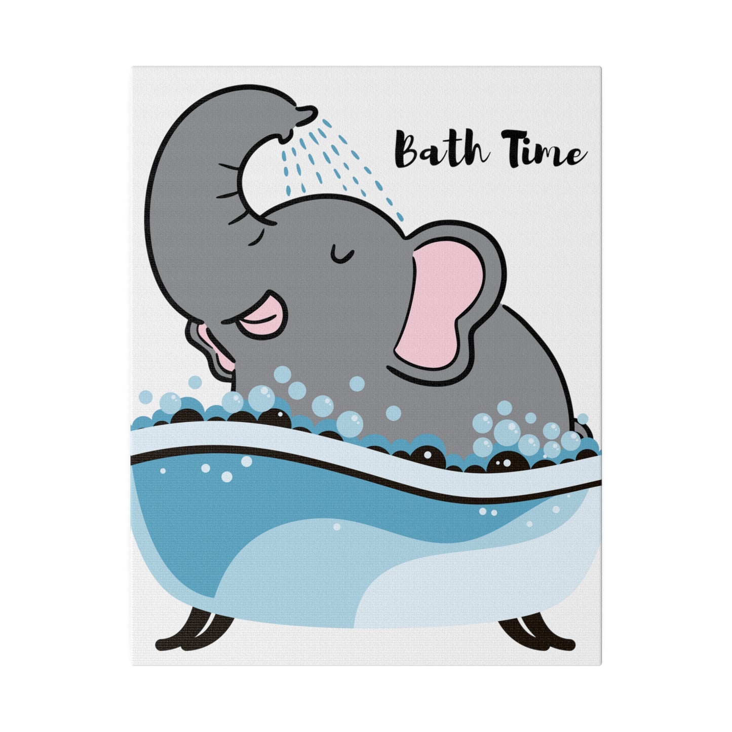 Animal Wall Art, Bathroom Wall Art, Matte Canvas, Stretched, 0.75"