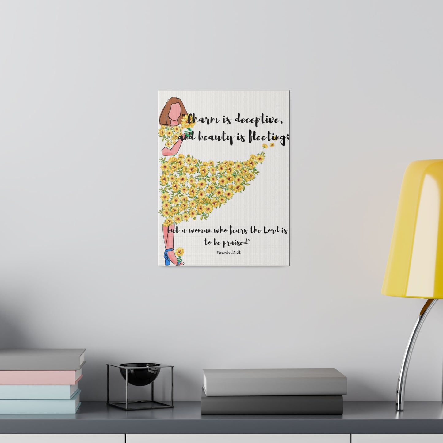 The Virtuous Women, Canvas Wall Art, Stretched, Inspirational Wall Art