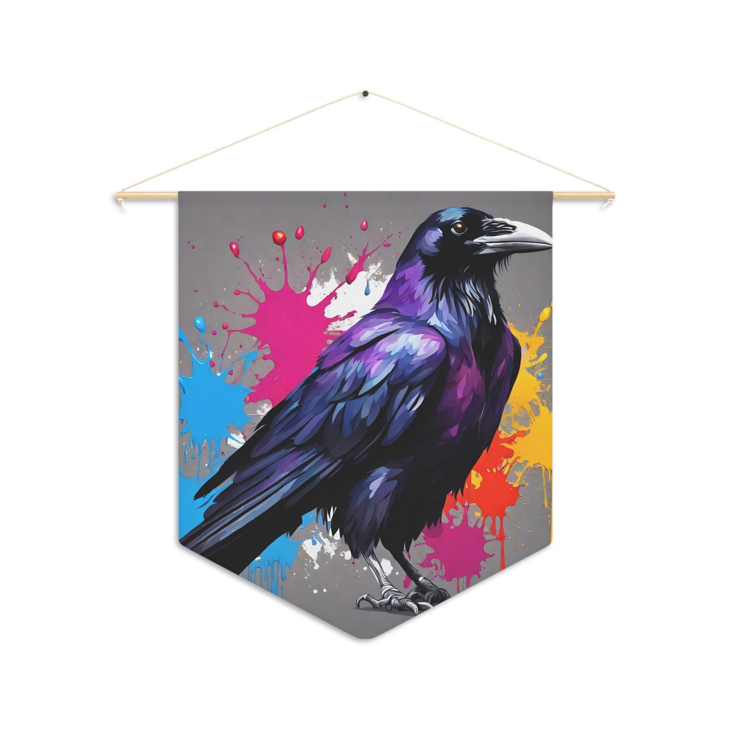 Raven Pennant wall art for home decor