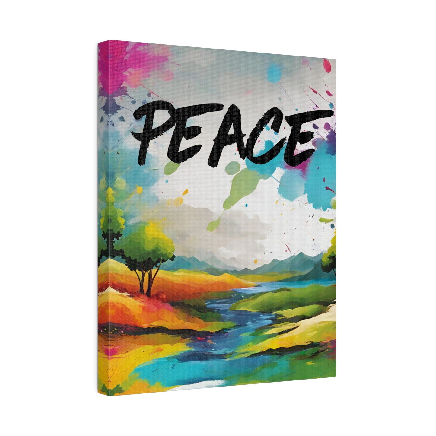 PEACE Lanscape Canvas Wall Art Home Decor, Interior design, Stretched 0.75"