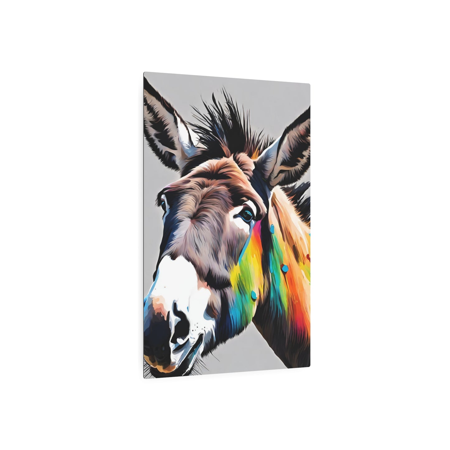 Metal Wall Art Decor featuring a Colorful Monkey . Mounting tools included. Versatile Home Decor.