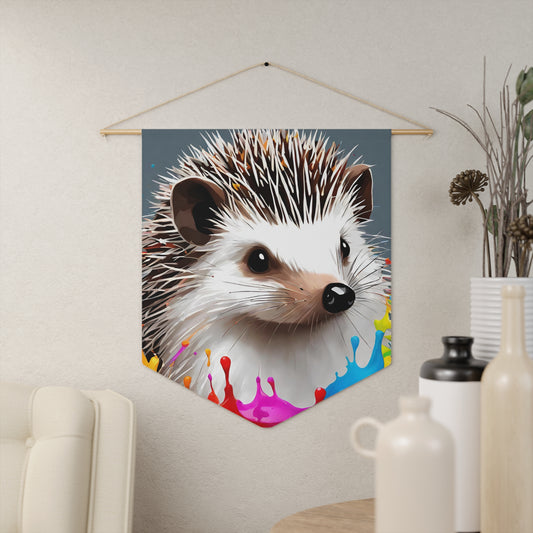 Hedgehog Pennant wall art for home decor