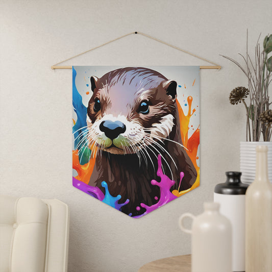 Otter Pennant wall art for home decor