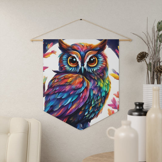 Night Owl Pennant wall art for home decor