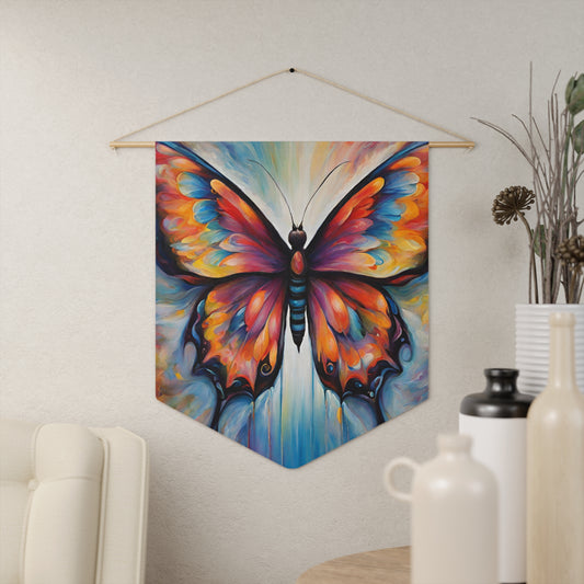 Colorful Butterfly Pennant wall art for home decor