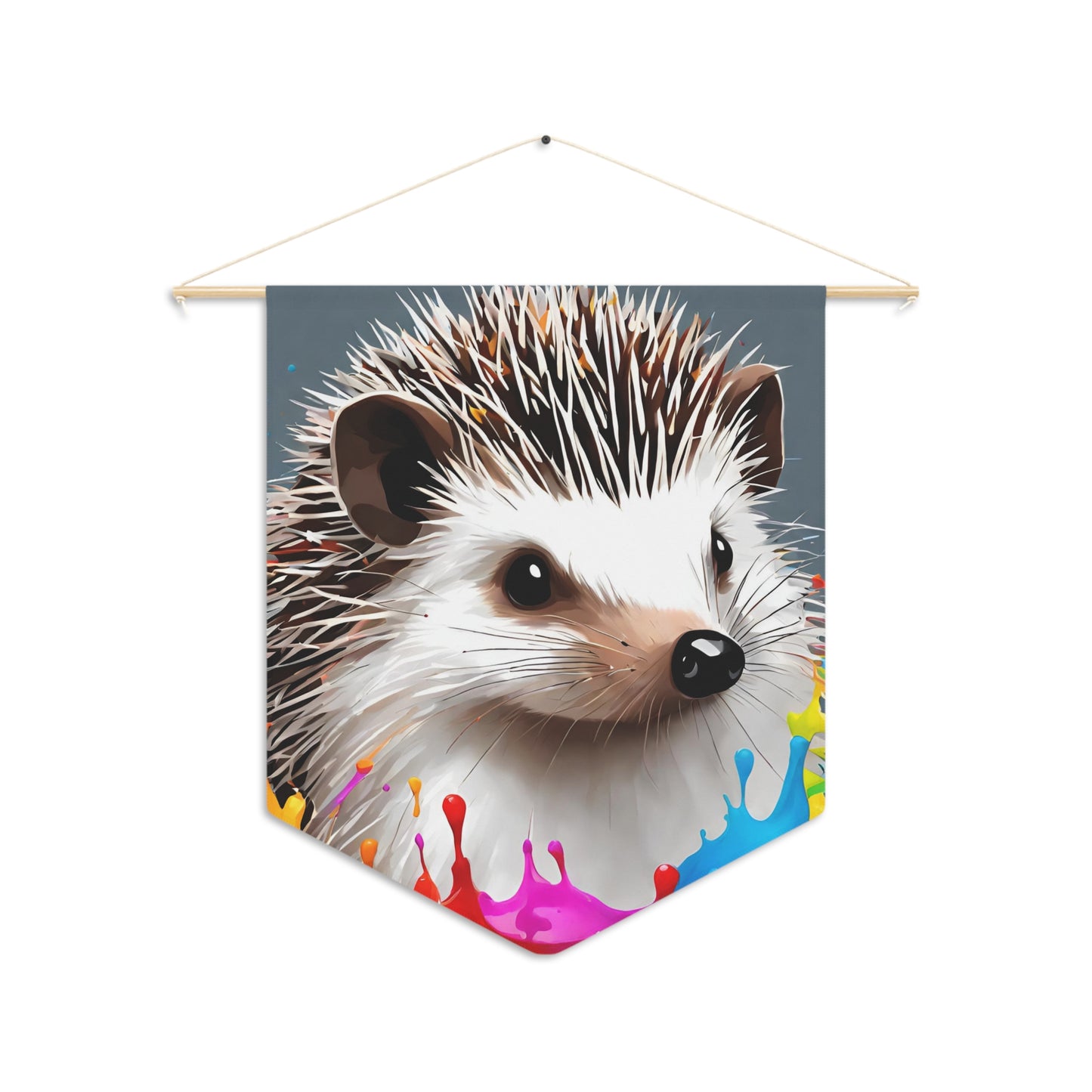 Hedgehog Pennant wall art for home decor