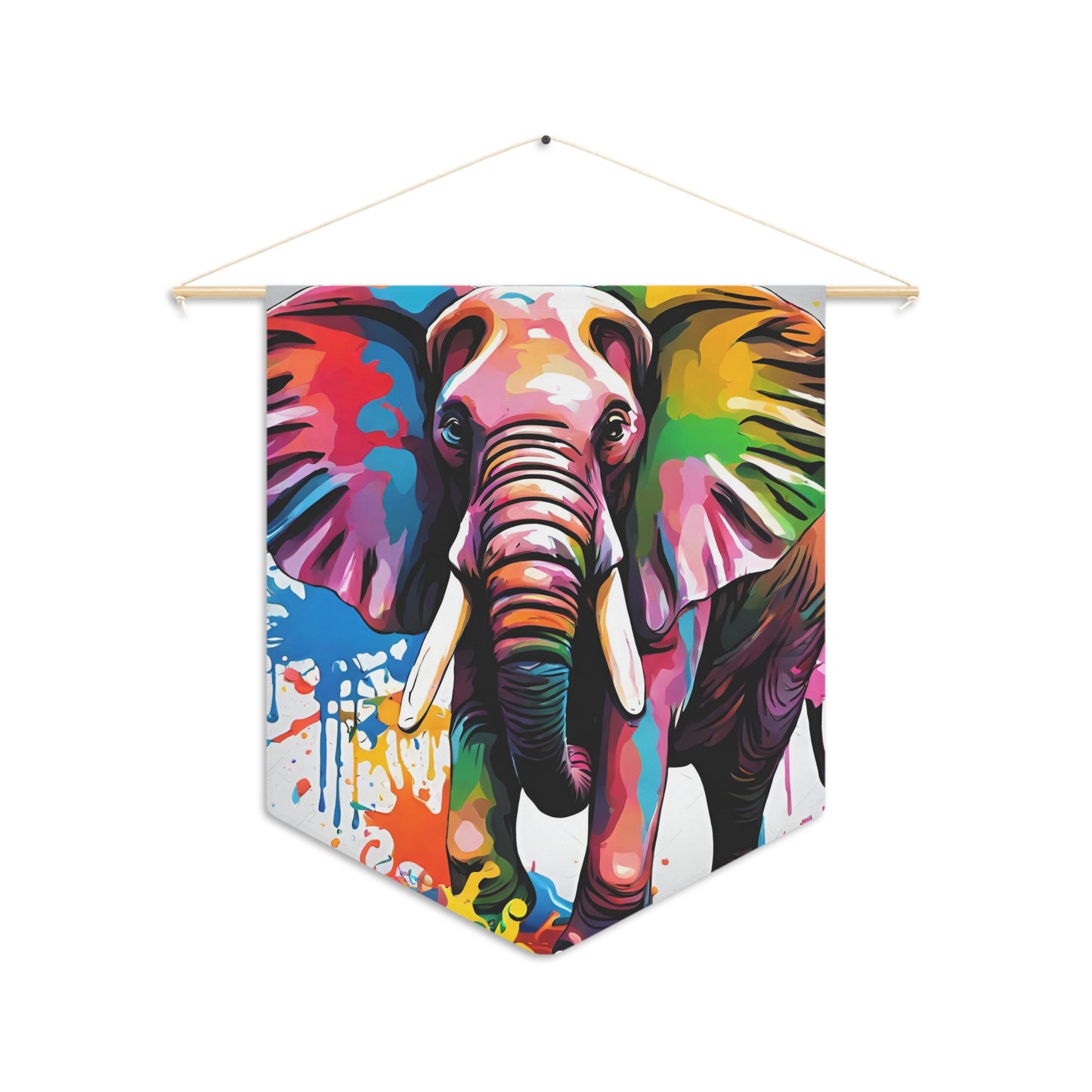 Elephant Pennant wall art for home decor