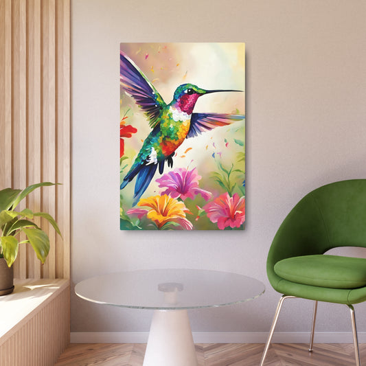 In the delicate wings of the hummingbird, find a reminder of God's strength in our moments of fragility. Metal wall Art versatile and unique home decor