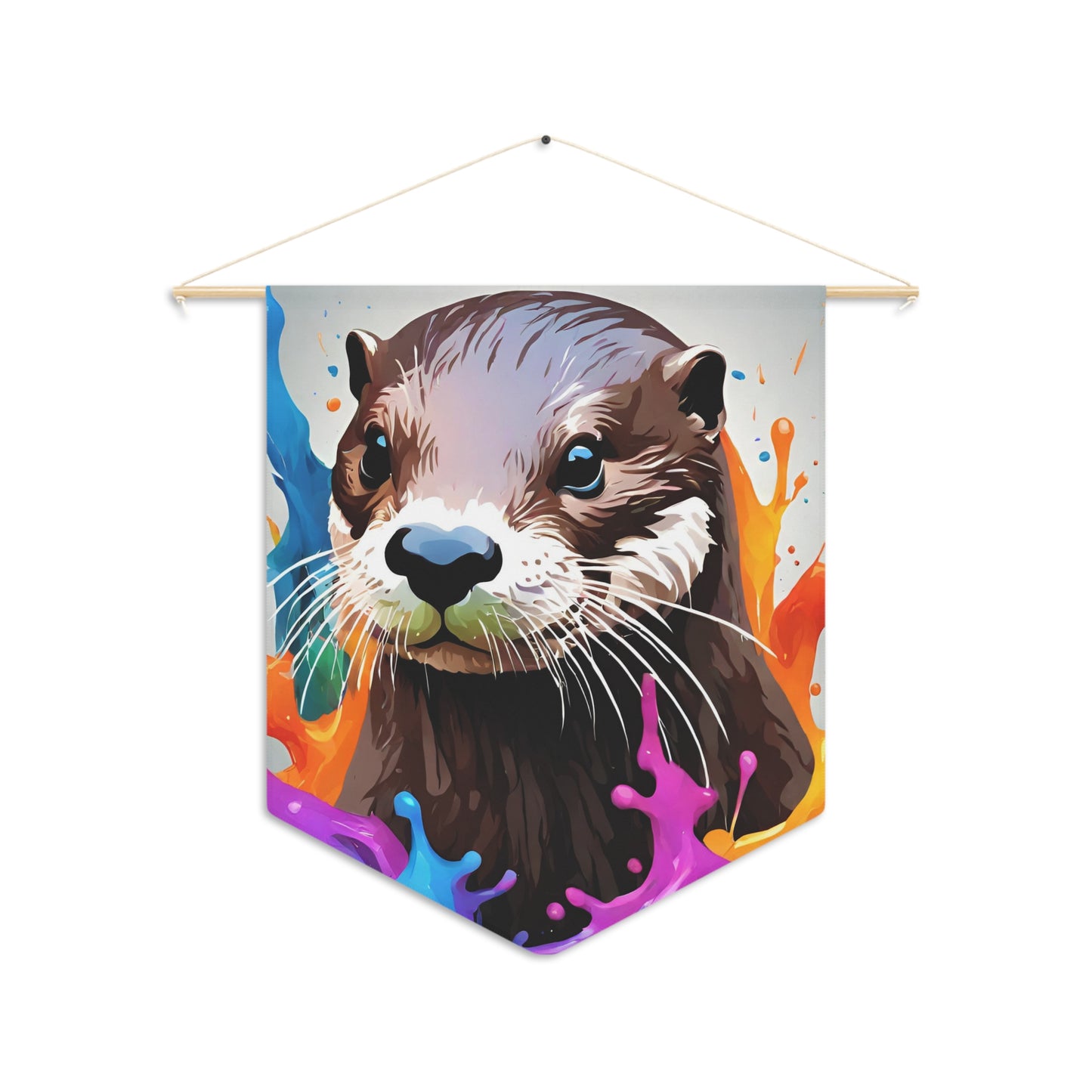 Otter Pennant wall art for home decor