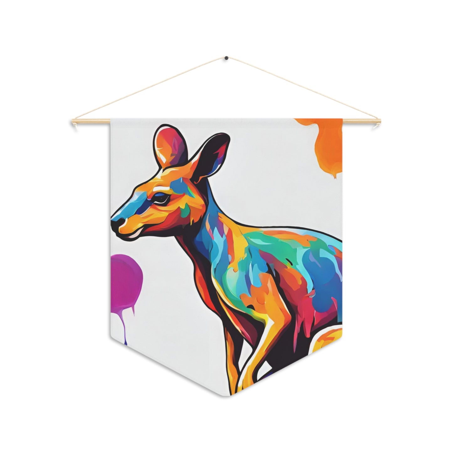 Kangaroo Pennant wall art for home decor