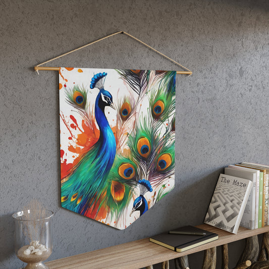 Colorful Dove Pennant wall art for home decor