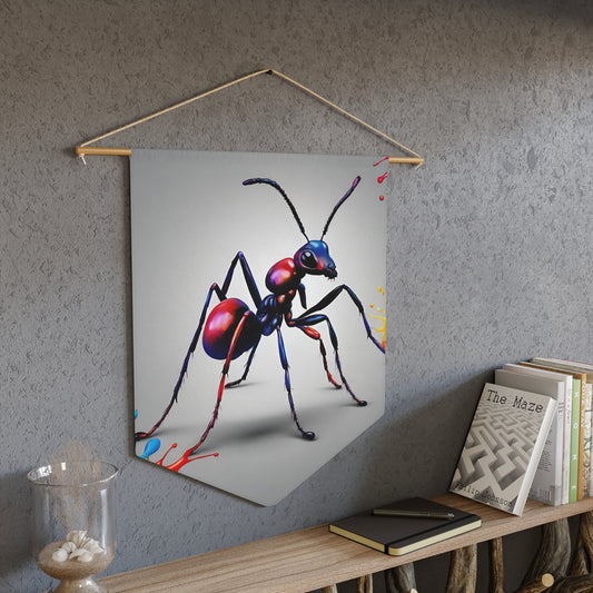 Colorful Ant Pennant wall art for home decor