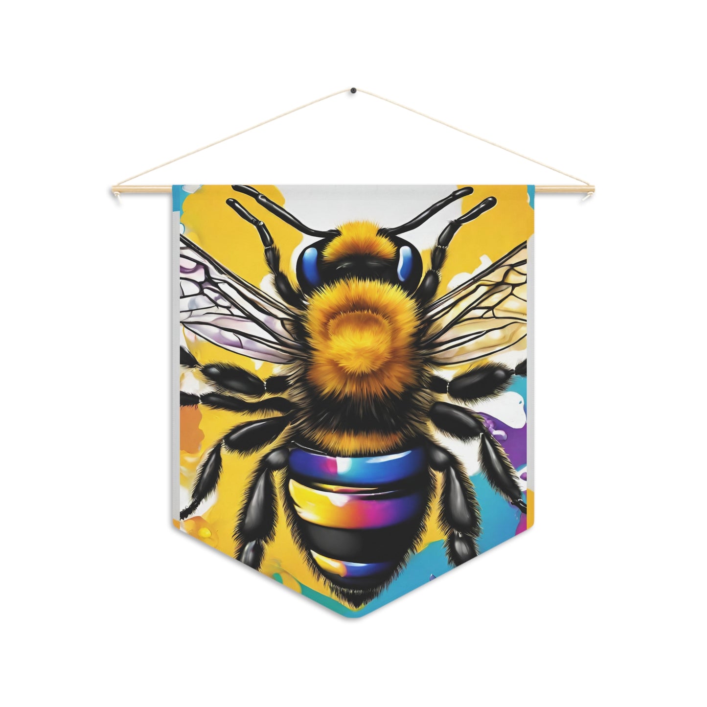 Bee Pennant wall art for home decor