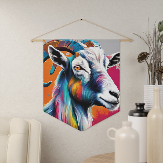 Goat Pennant wall art for home decor