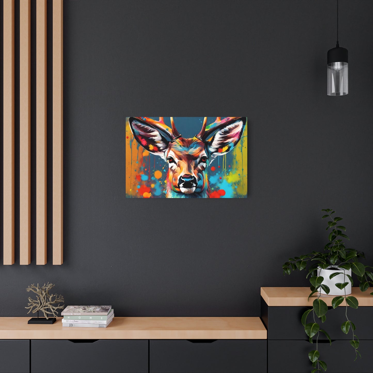 Colorful Deer Metal wall Art versatile and unique home decor